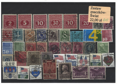 ZESTAW ZNACZK&Oacute;W ŚWIAT