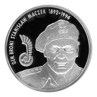 10 ZŁOTYCH, 2003 ROK, GEN. MACZEK