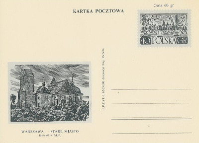 Cp 210 b VII : Warszawa Stare Miasto