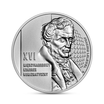50 zł XVI Międzynarodowy Kongres Numizmatyczny - promocja