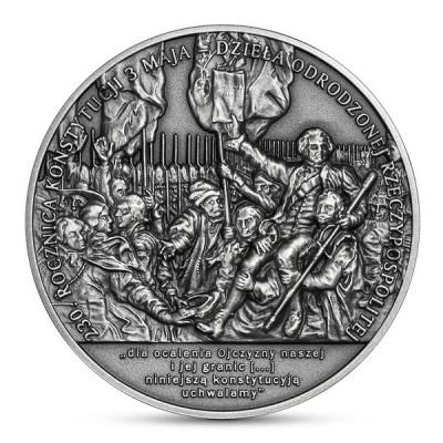 50 zł 230. rocznica - Konstytucja 3 maja