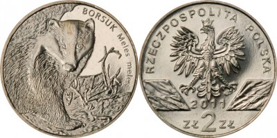 Borsuk 2011 - mennicze