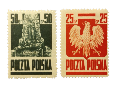 POLSKA Fi 342-343 ** 1944 Goznak