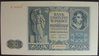 50 zł &ndash; 1 sierpnia 1941 r. D 9528631