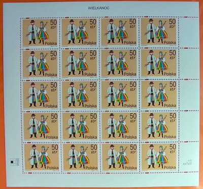 Fi 3488-3491 ** Wielkanoc 1997 Arkusze