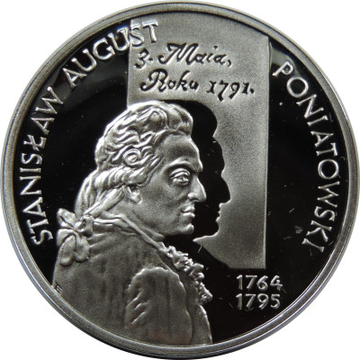 10 zł Stanisław August Poniatowski - Popiersie - 2005