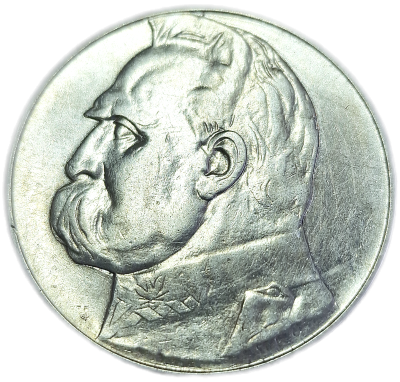 10 zł J&oacute;zef Piłsudski 1937 &ndash; Srebro Ag 750