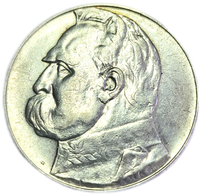 10 zł J&oacute;zef Piłsudski 1937 &ndash; Srebro Ag 750.