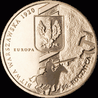 2010 r. 2 zł. 90. Rocznica Bitwy Warszawskiej.