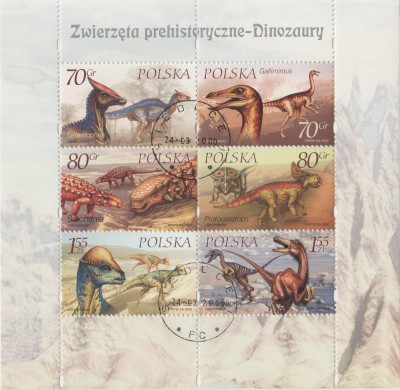 Dinozaury Arkusik - 3665 - 3670 (BL 128)