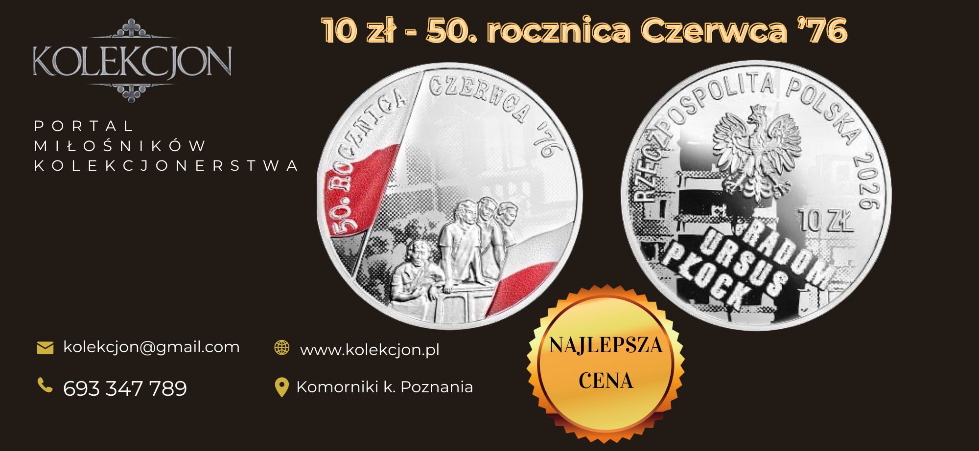 10 zł - 50. rocznica Czerwca ’76